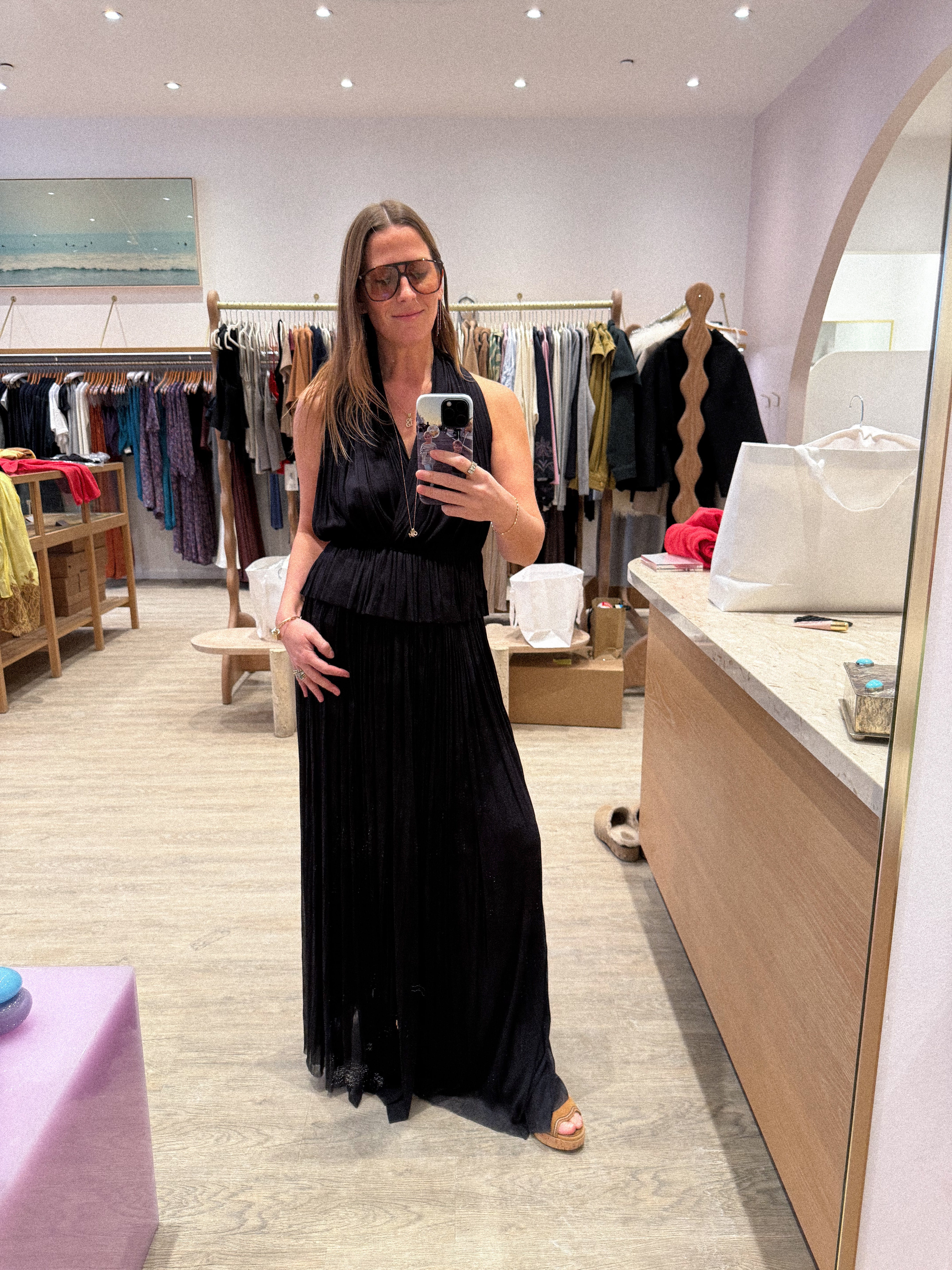 SILK TULLE SKIRT