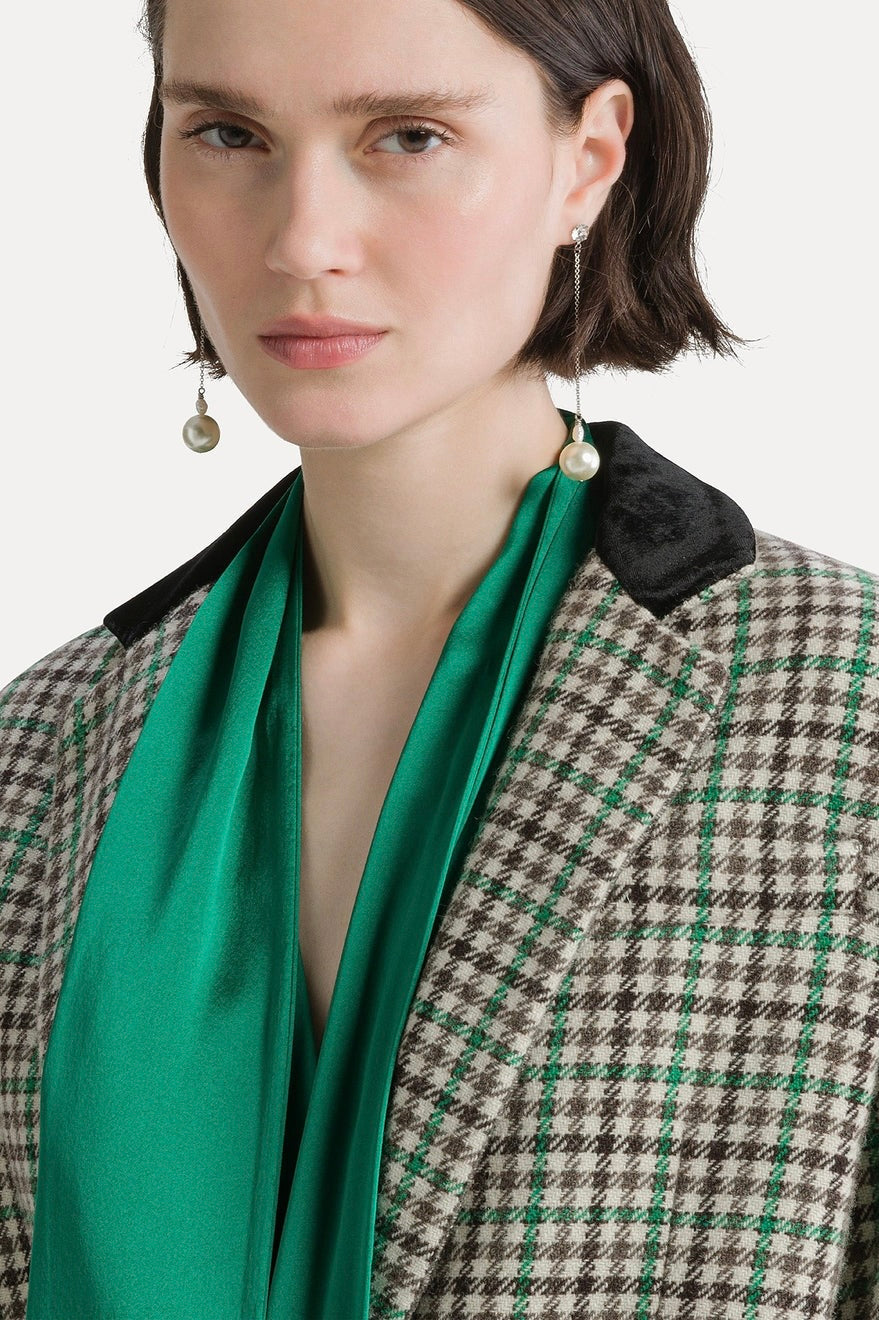 BRITISH CHECK BLAZER