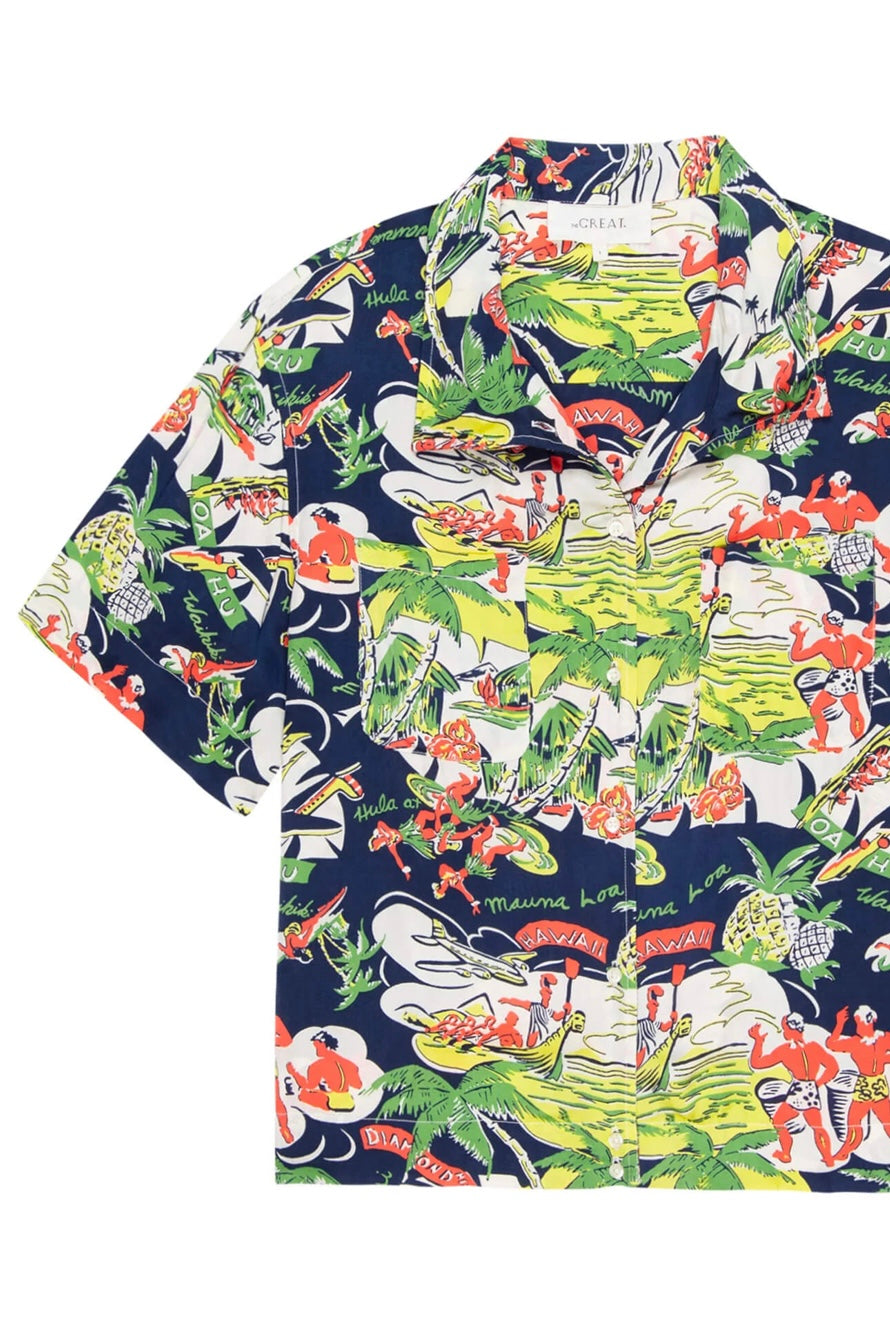 THE GREAT THE BOWLING SHIRT - TAILLE 0/XS