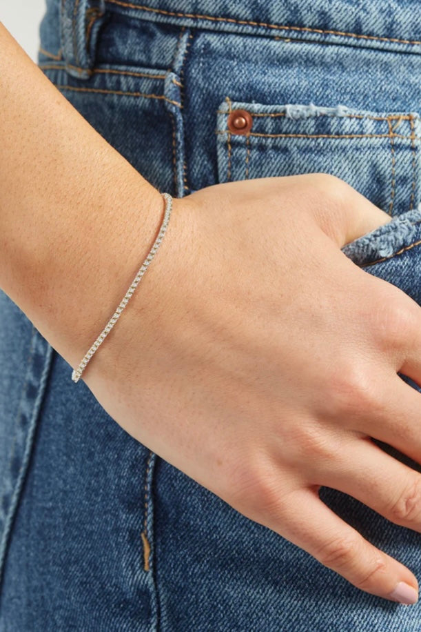 4 PRONG DIAMOND TENNIS BRACELET