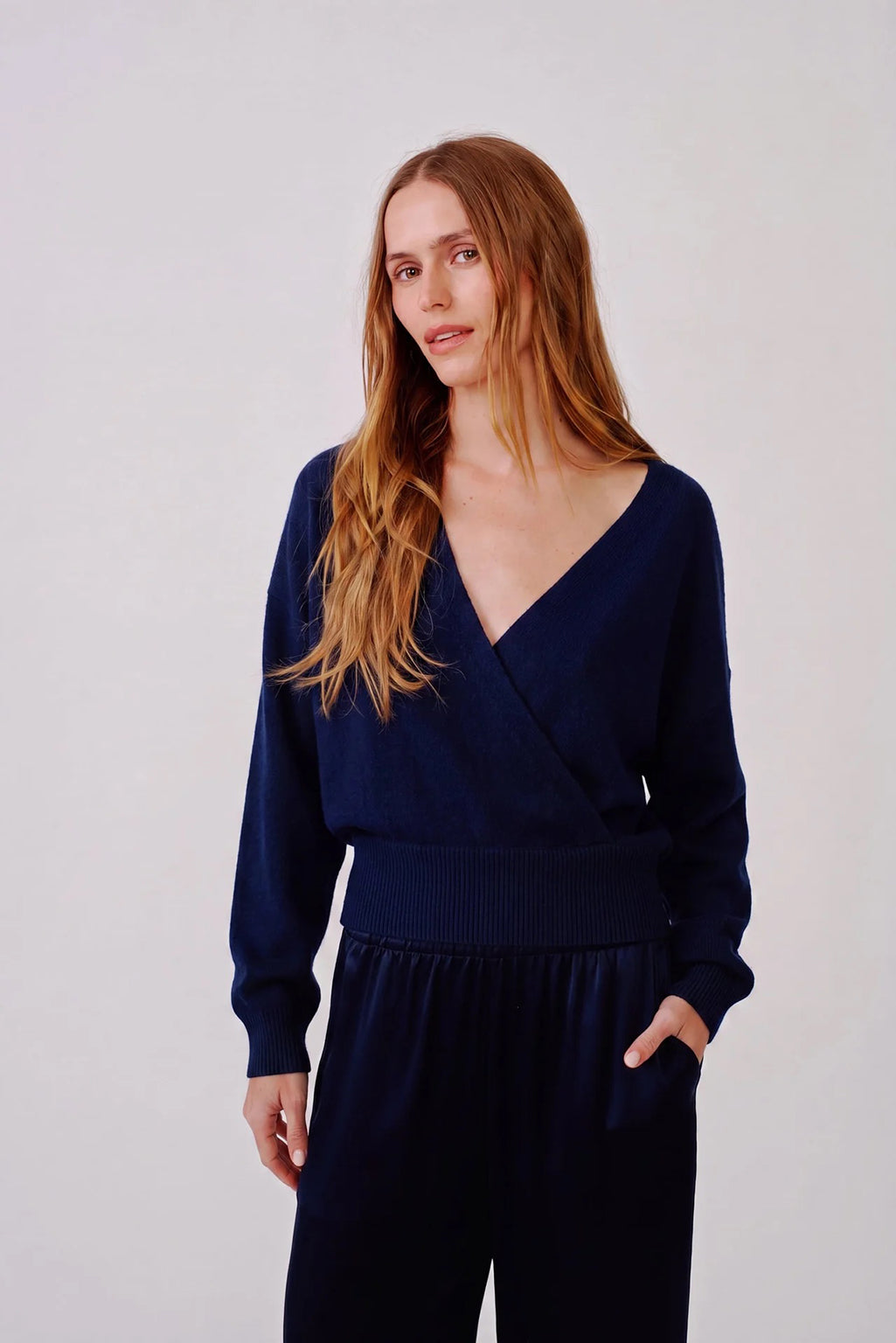 KODA WRAP SWEATER TOP
