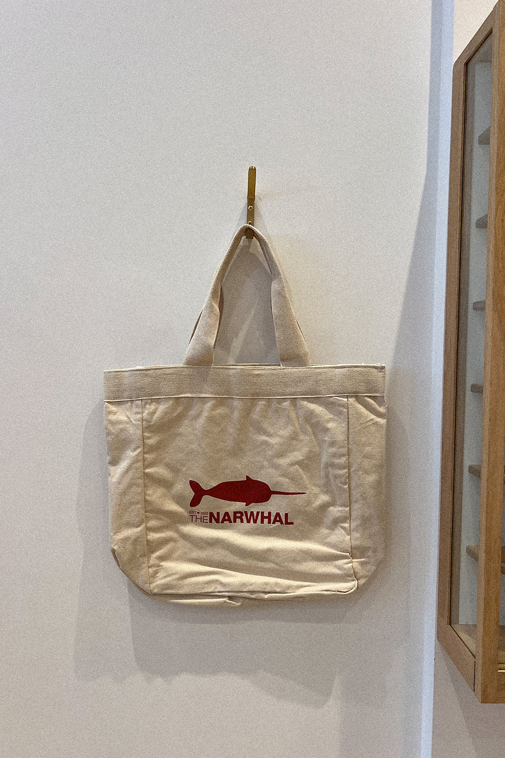 NARWHAL COTTON CANVAS TOTE