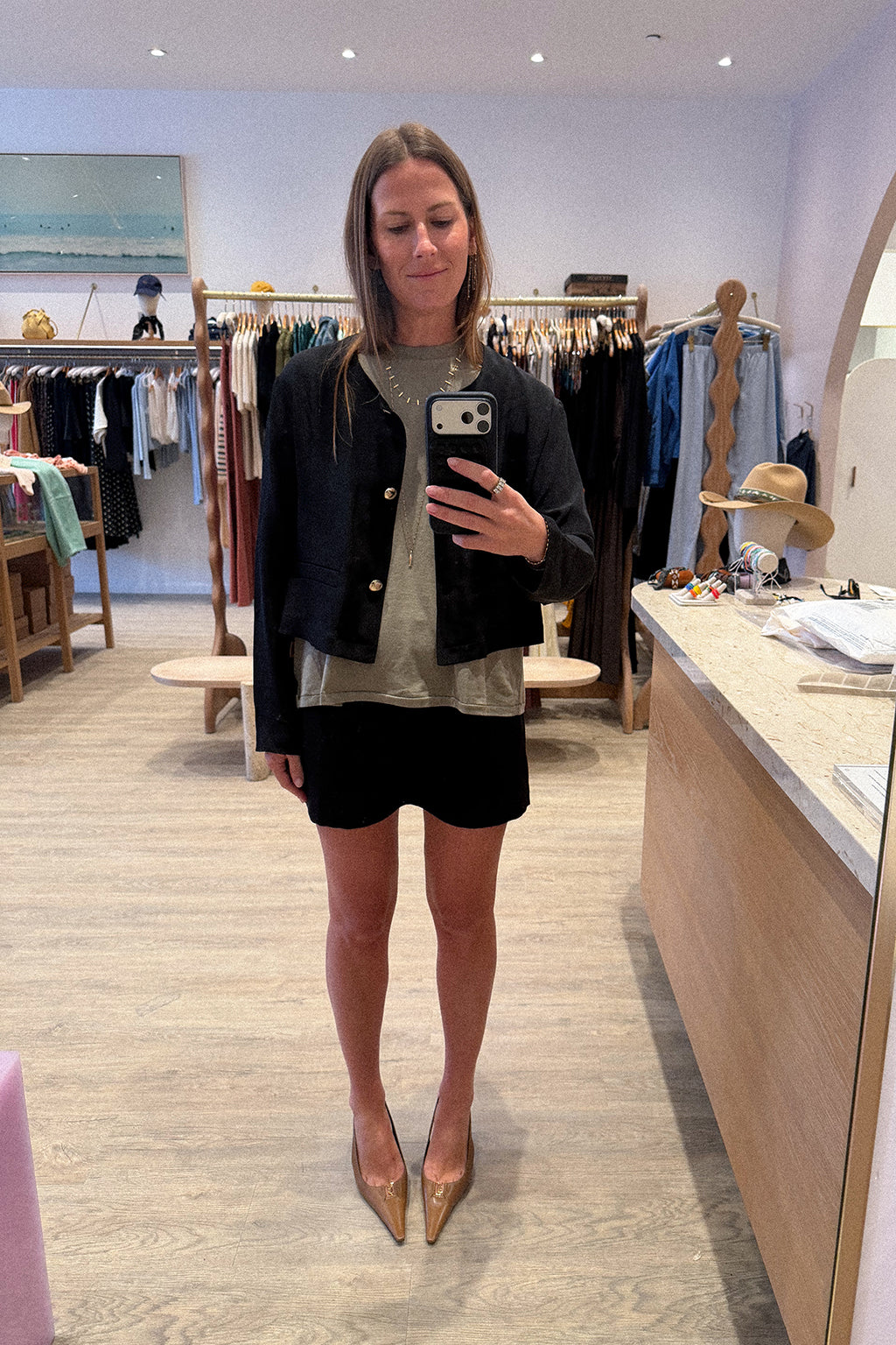 LUCIEN SHRUNKEN CROPPED BLAZER