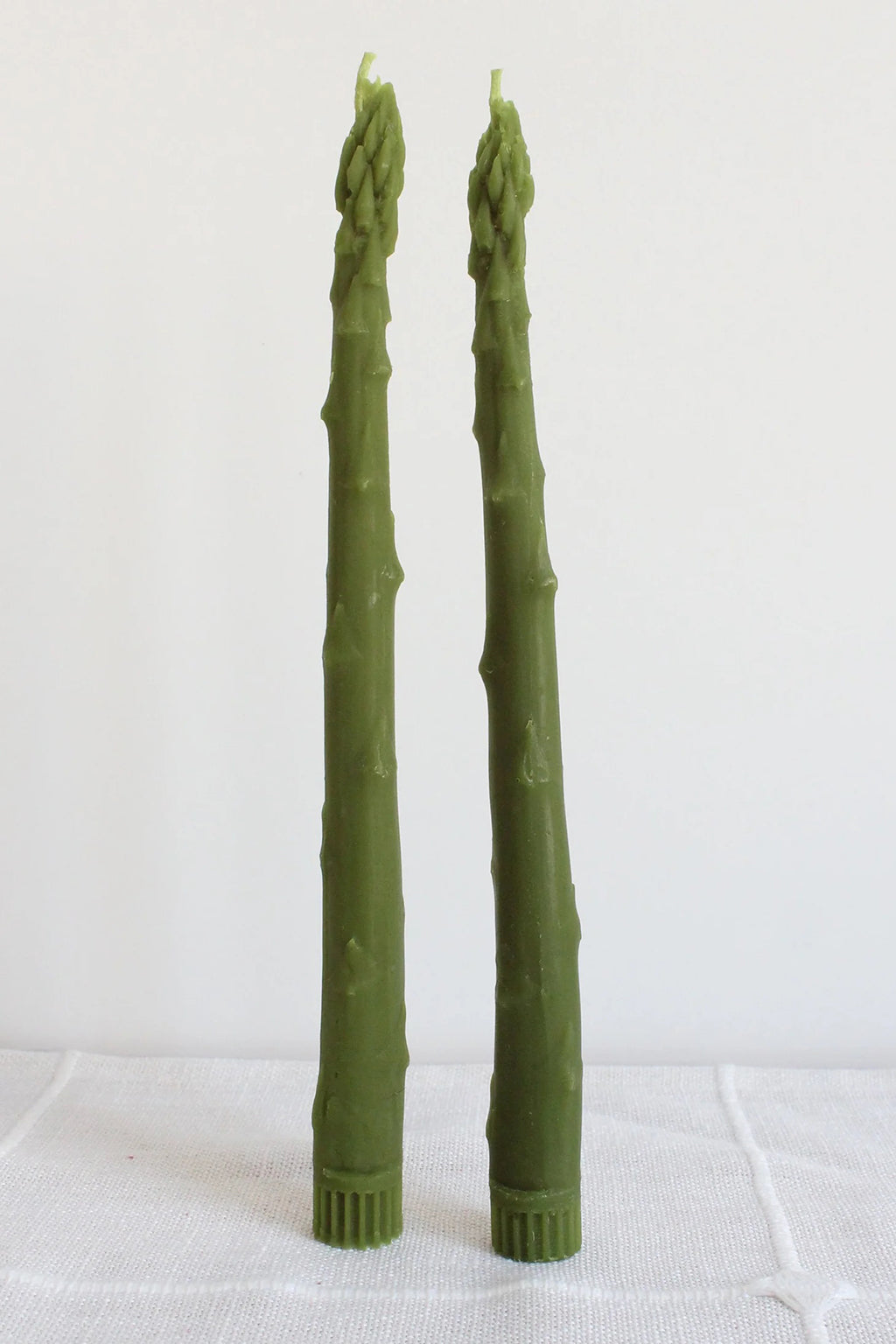 ASPARAGUS TAPER CANDLES - SET OF 2