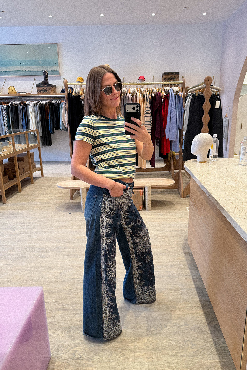 STRIPE BABY TEE