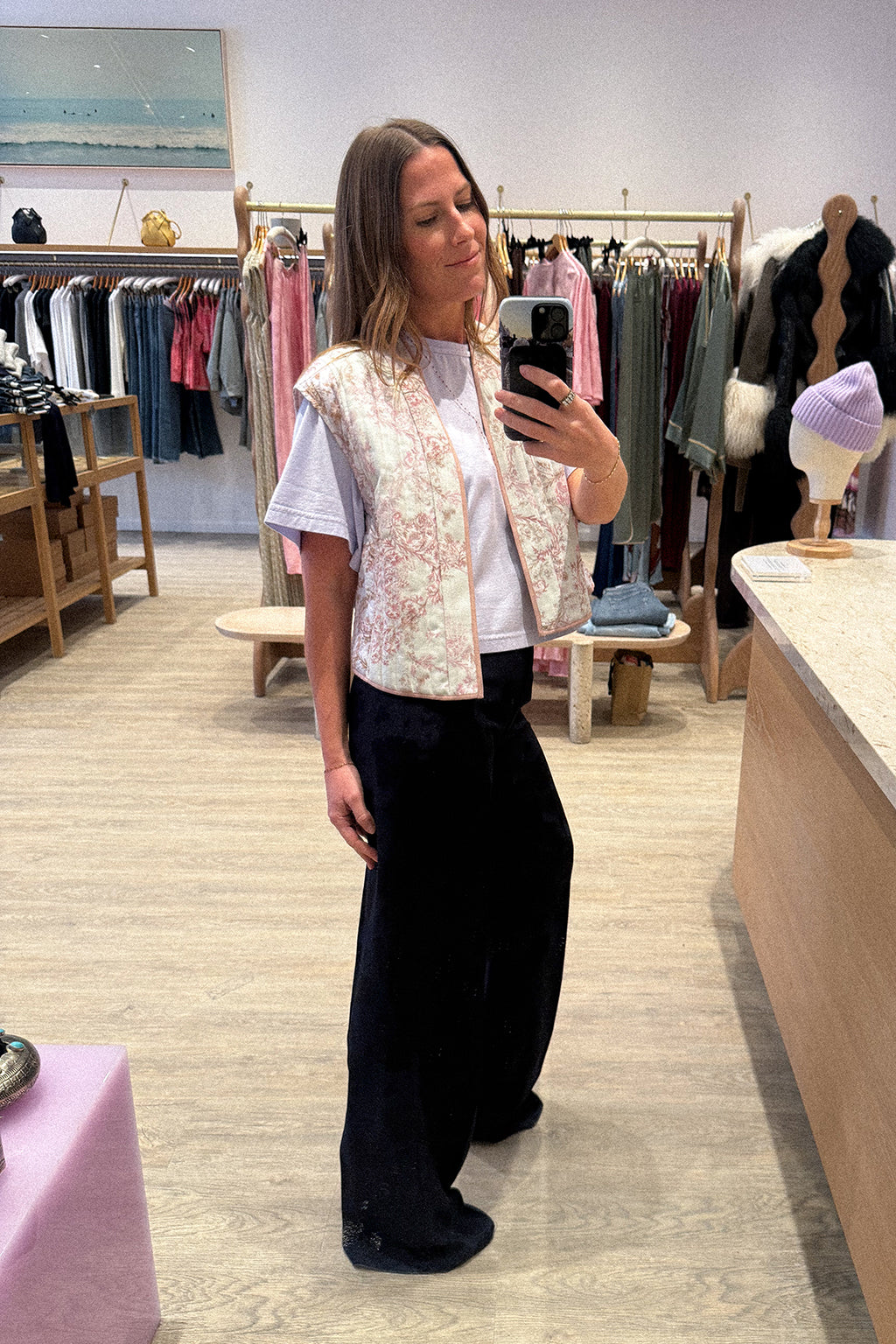 PANTALON BOUQUET JACQUARD