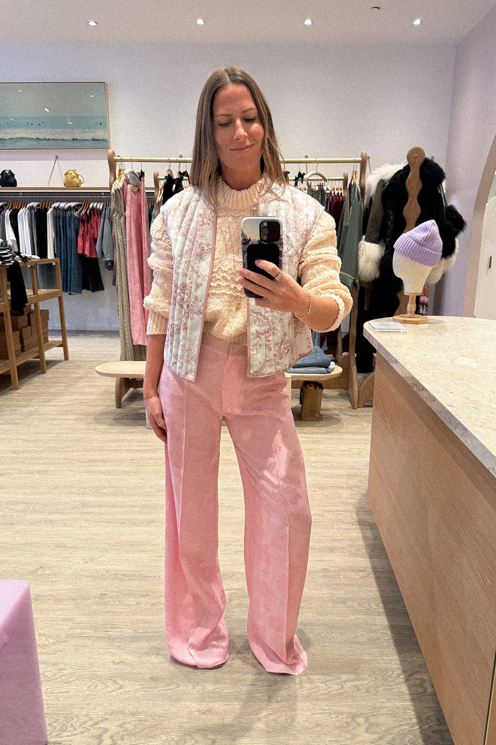 PANTALON BOUQUET JACQUARD