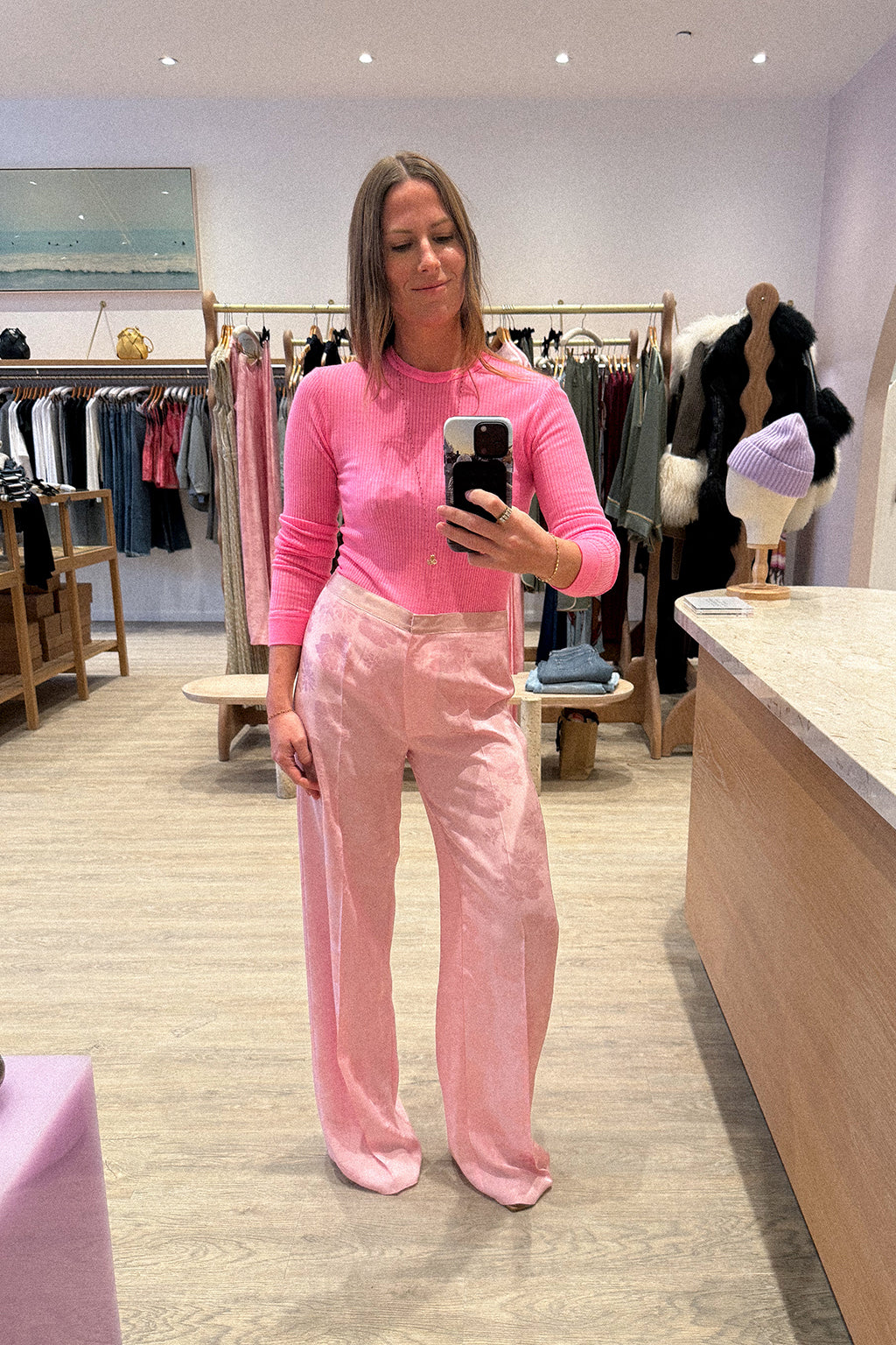 PANTALON BOUQUET JACQUARD