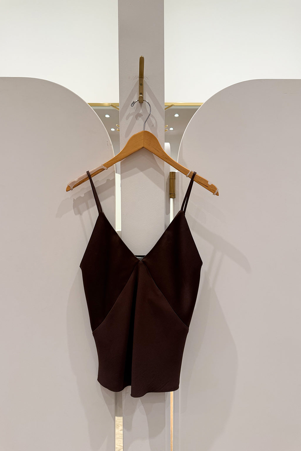 ENVERS SATIN SLIP TOP