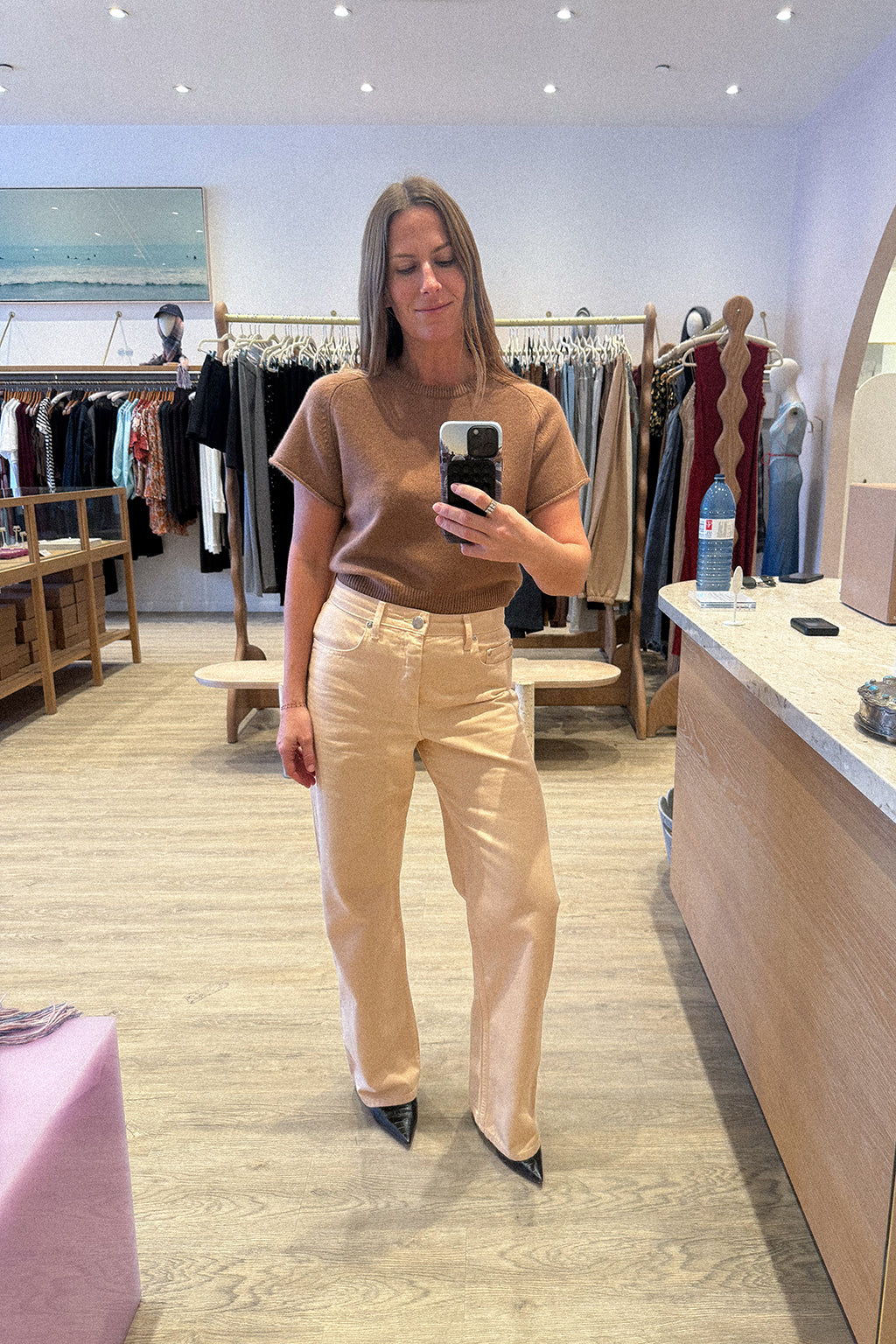 JONES RAGLAN SHORT SLEEVE SWEATER