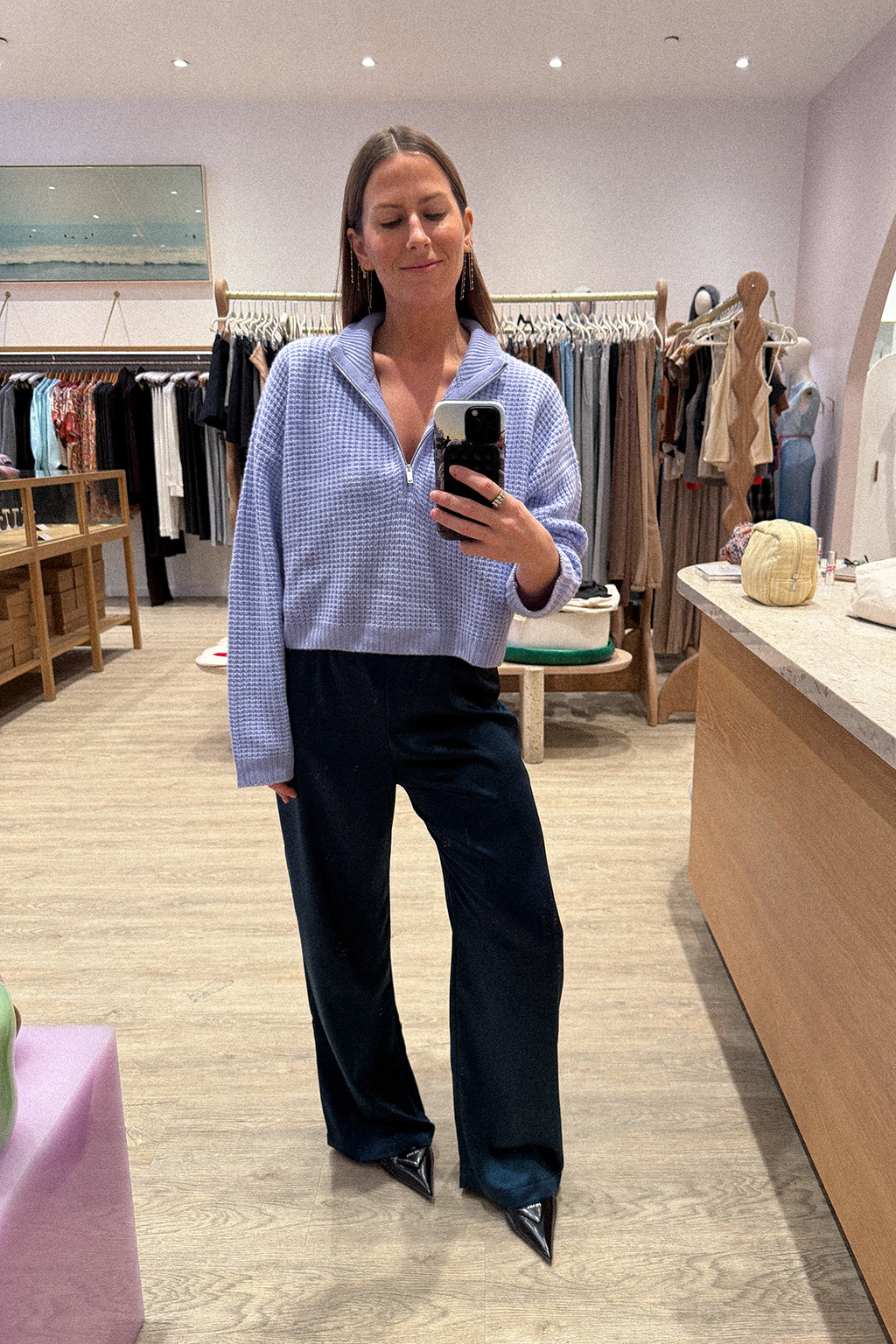 CHARLENE CROPPED CASHMERE JACKET