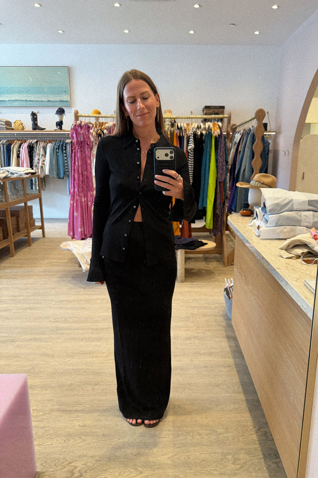 JUPE EMMA EN JERSEY MAT