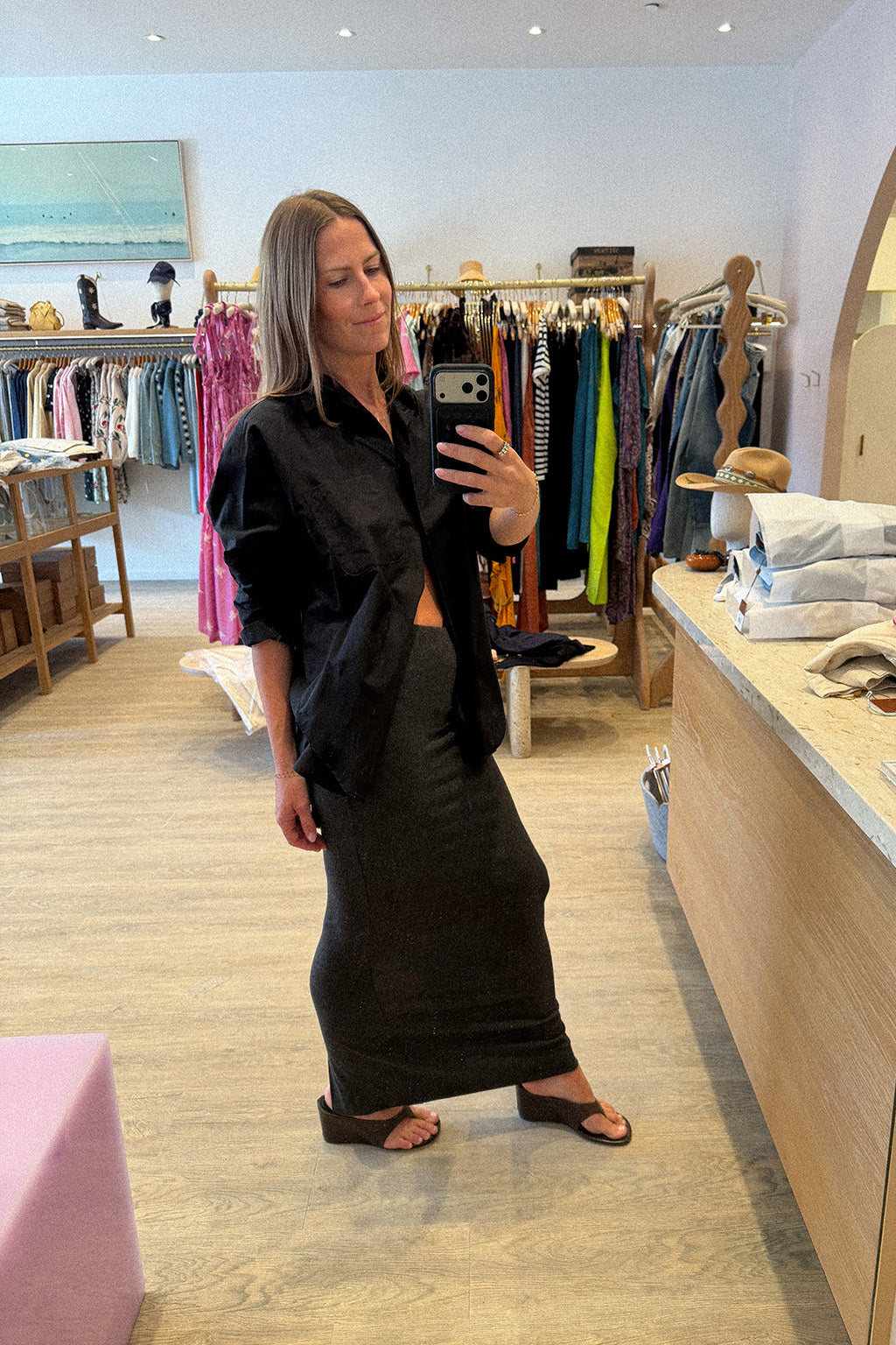 JUPE EMMA EN JERSEY MAT