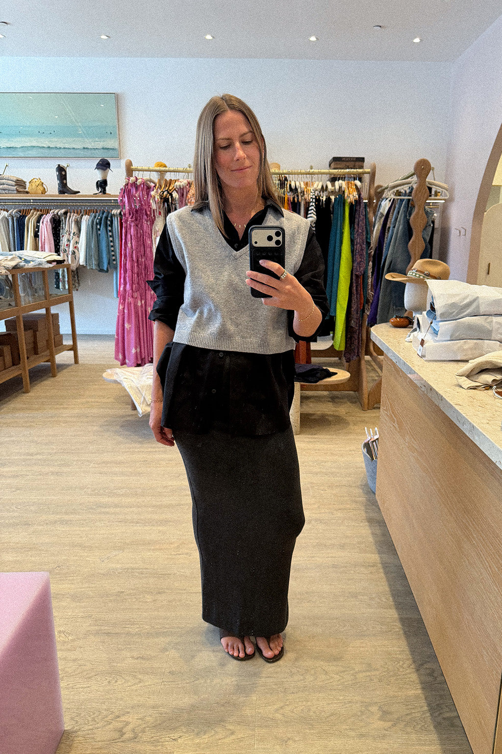 GILET COURT EN CACHEMIRE LEON