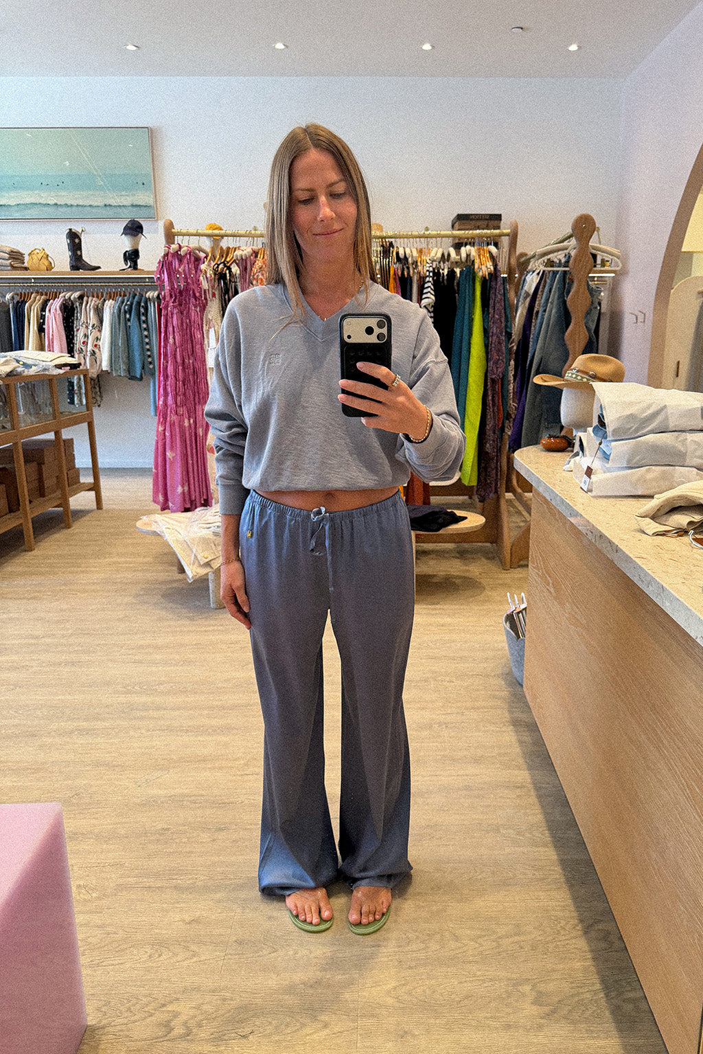 PANTALON EN SOIE BRODY