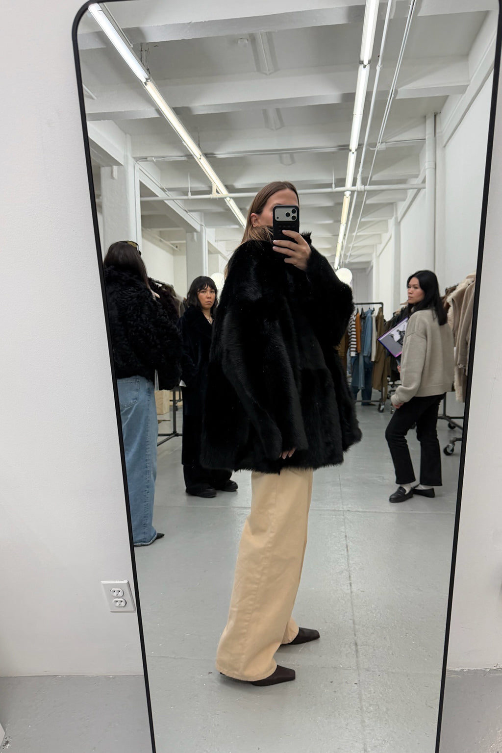 JENS REVERSIBLE SHEARLING COAT