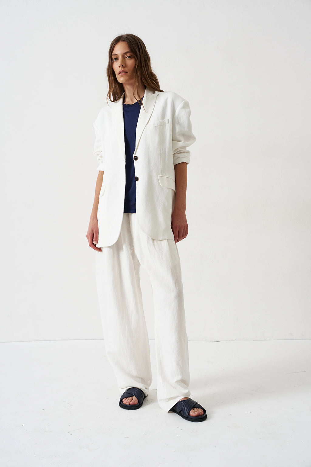 OVERSIZED LINEN BLAZER *pre-order*