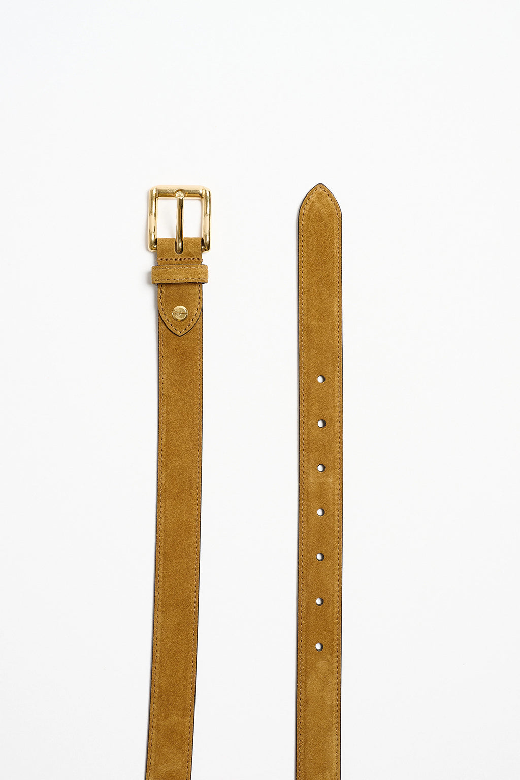 THE WAVE BELT IN CIGARO SUEDE