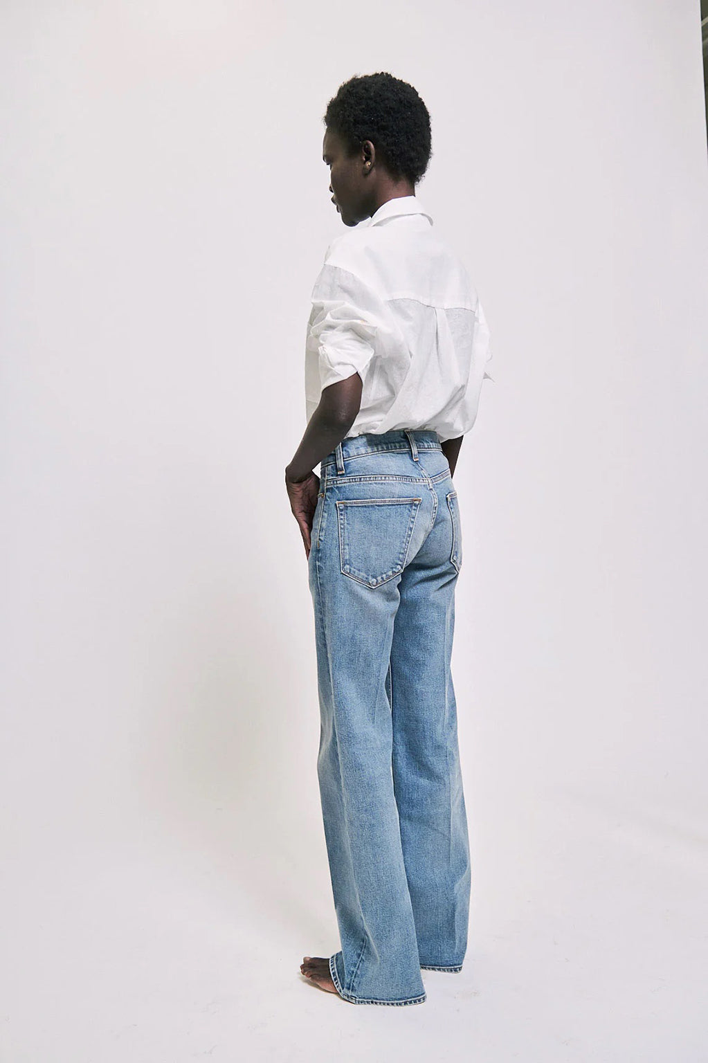 THE MID RISE CREASE JEAN *pre-order*