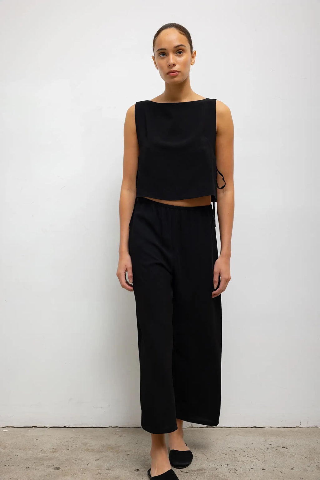 ARI BOATNECK TIE TOP
