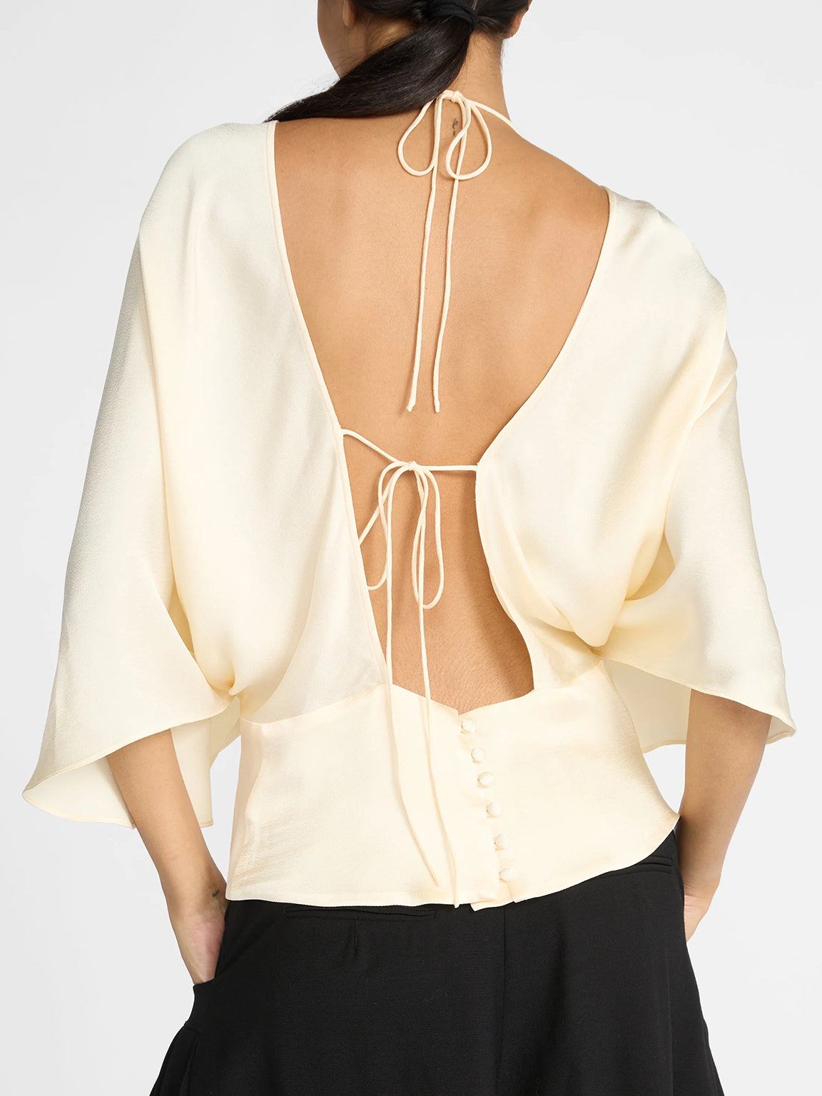FAYE SILK TOP *pre-order*
