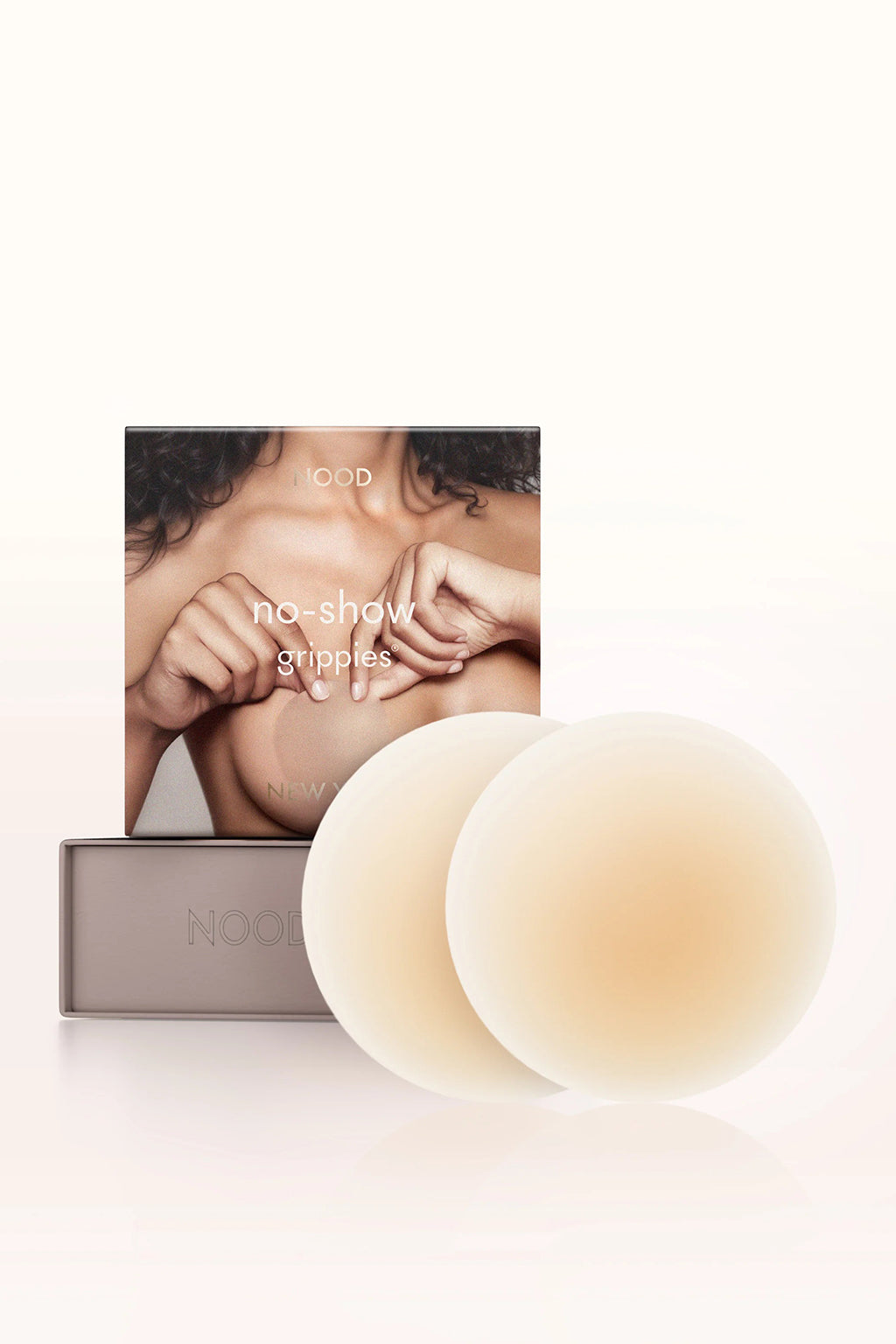 NON-ADHESIVE NO SHOW NIPPLE COVERS NO.5 SOFT TAN