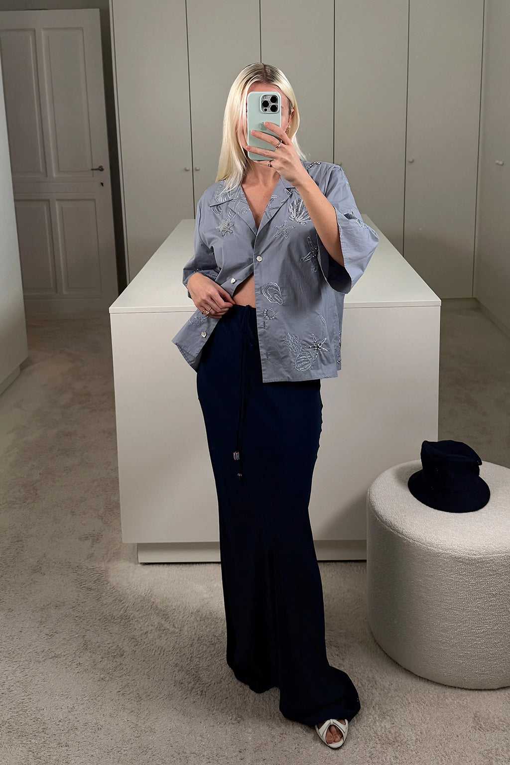 EMILY SILK MAXI SKIRT