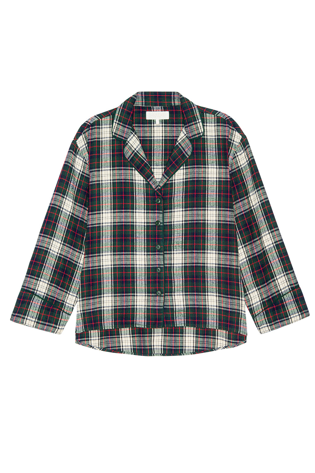THE FLANNEL PAJAMA TOP