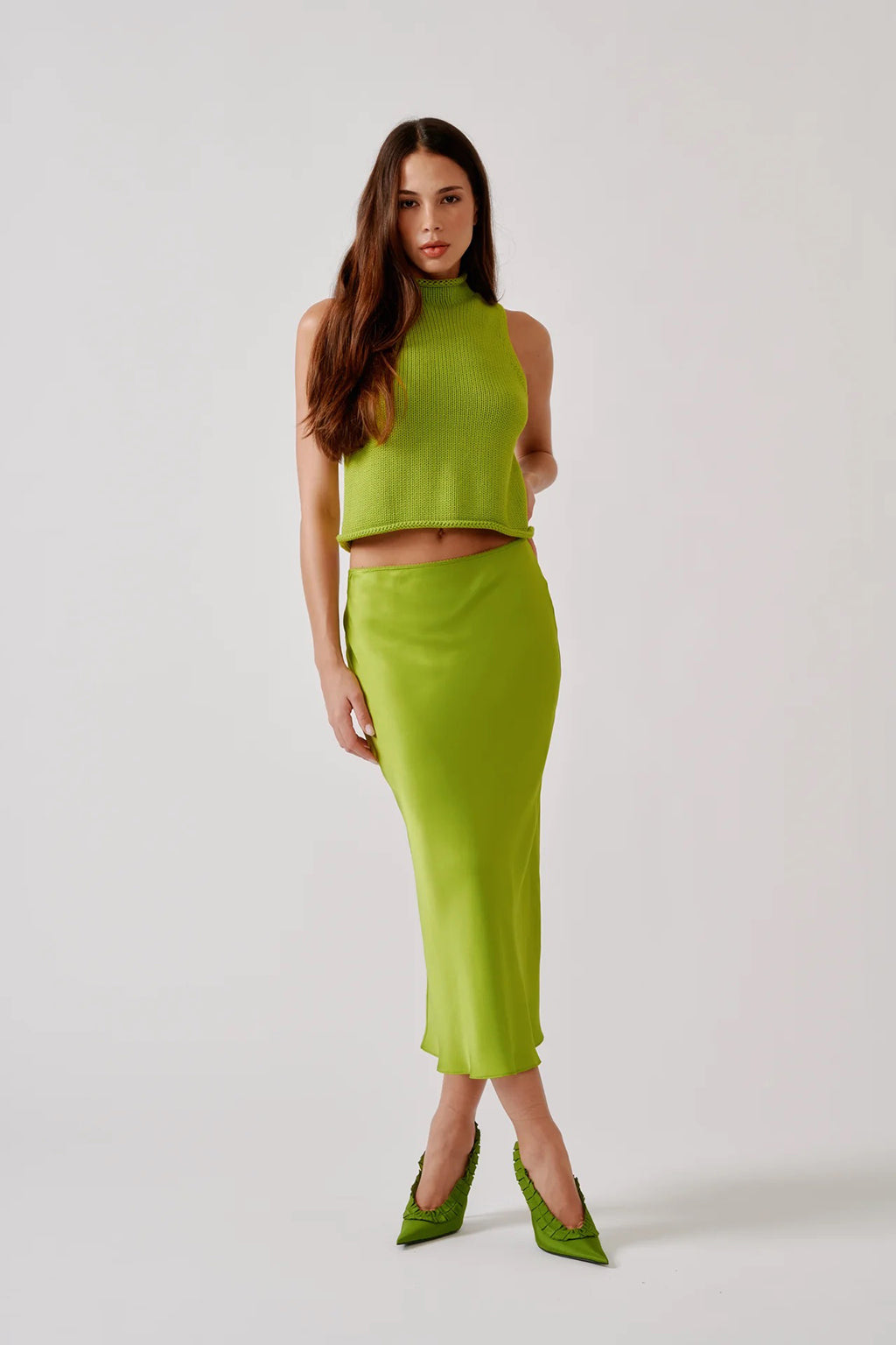 GIADA ROLL NECK TANK