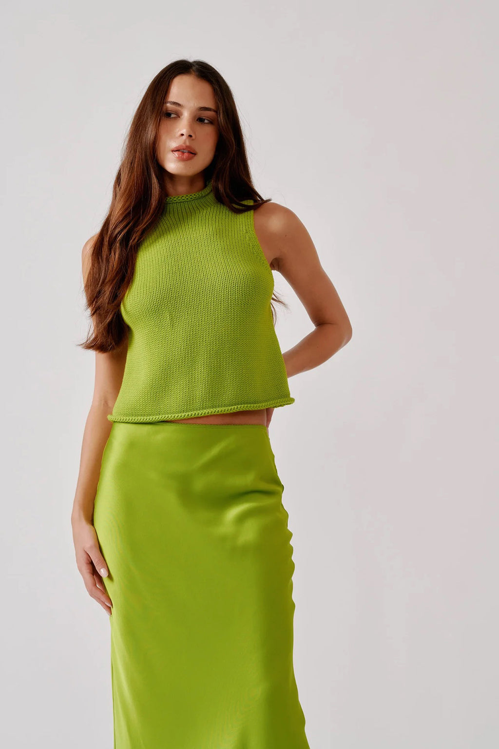 GIADA ROLL NECK TANK