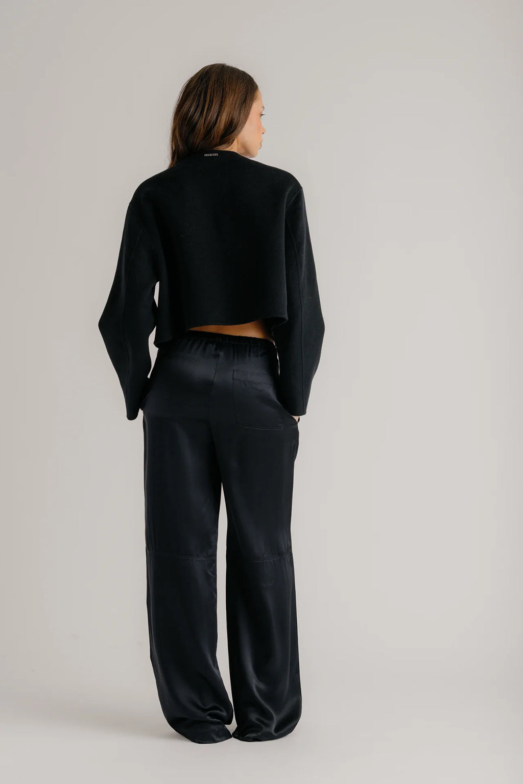 FLOREN CROPPED DOUBLE BREASTED JACKET