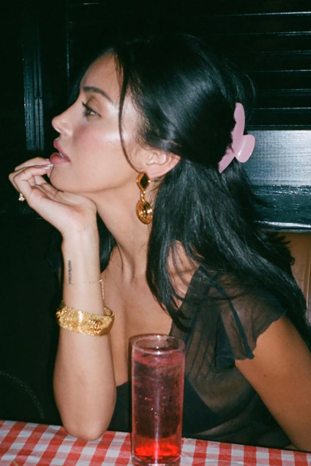 BIG EFFING CLIP IN BABY MAUVE