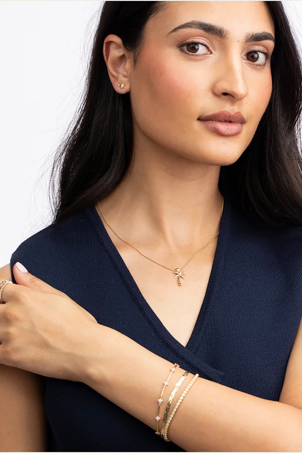 PEARL PALM TREE PENDANT