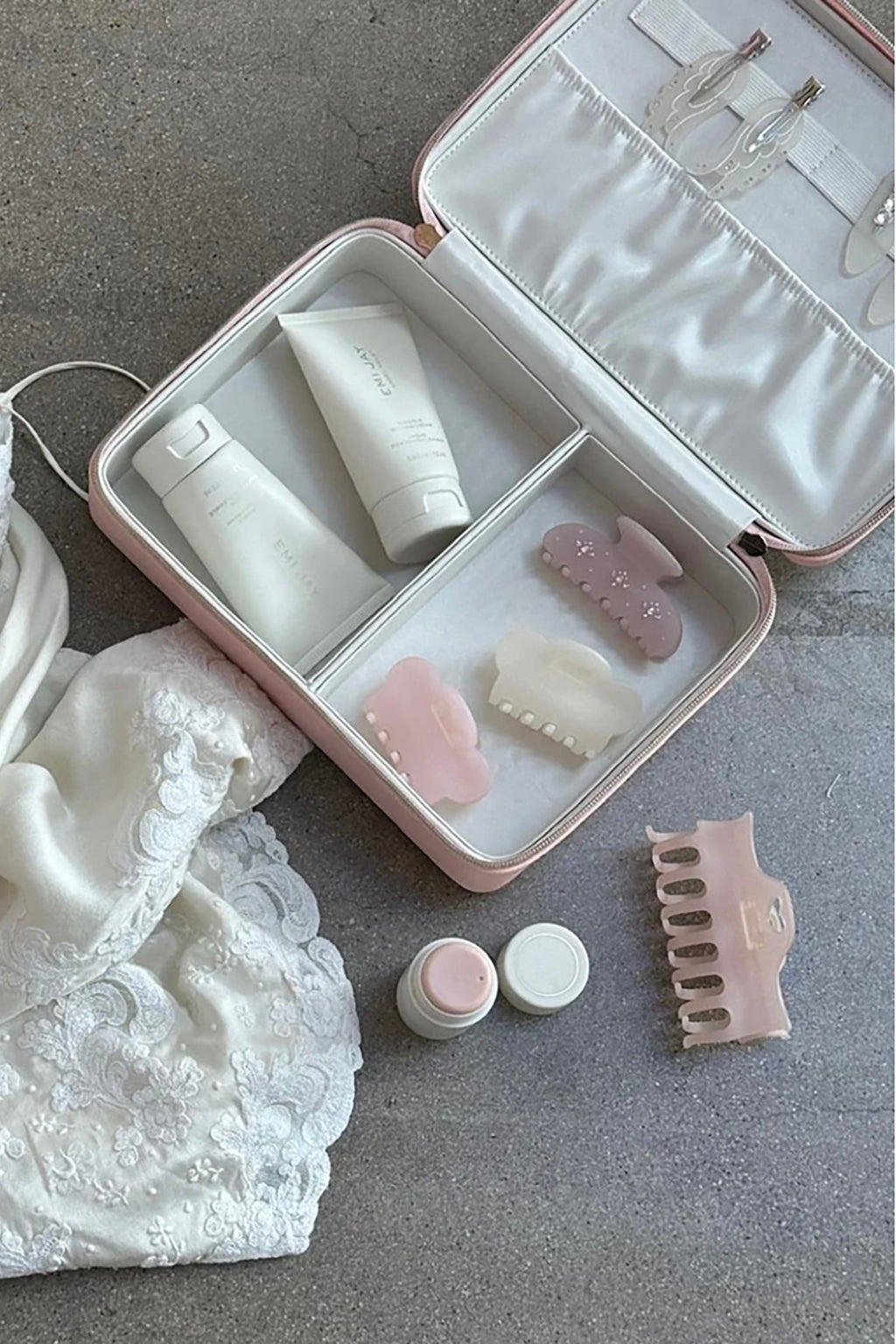 MINI CLOUD CLIP IN LILAC SMOKE