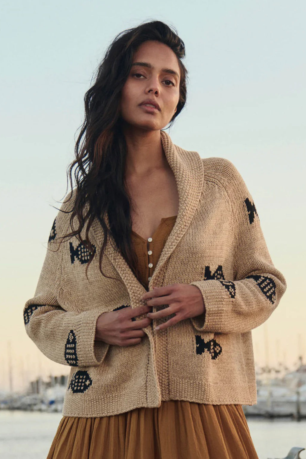 THE SWIMMING FISH LODGE CARDIGAN *pre-order*