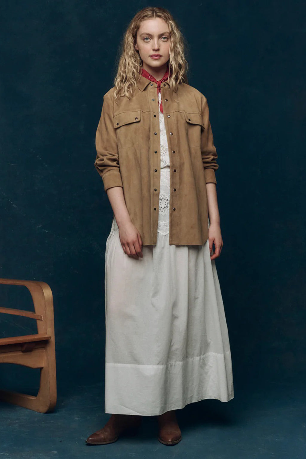 LA VESTE DE VOYAGE EN DAIM