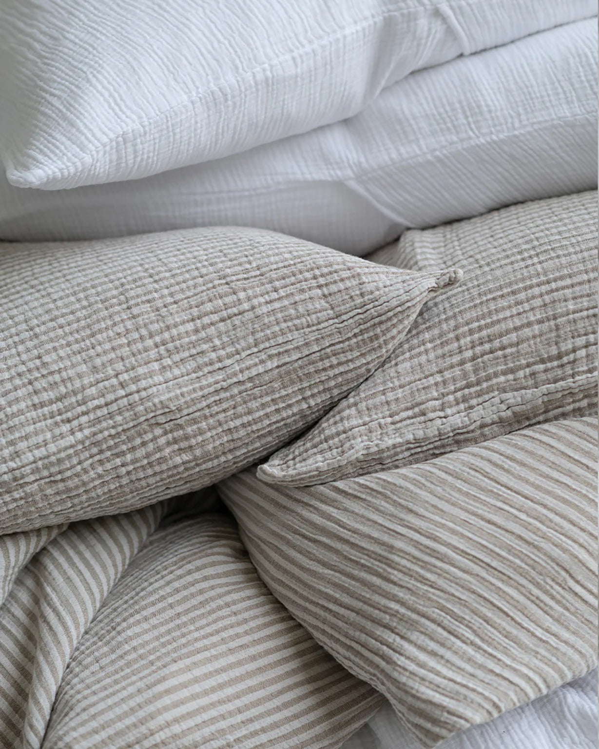THE CLOUD DUVET SET KING - CHALK