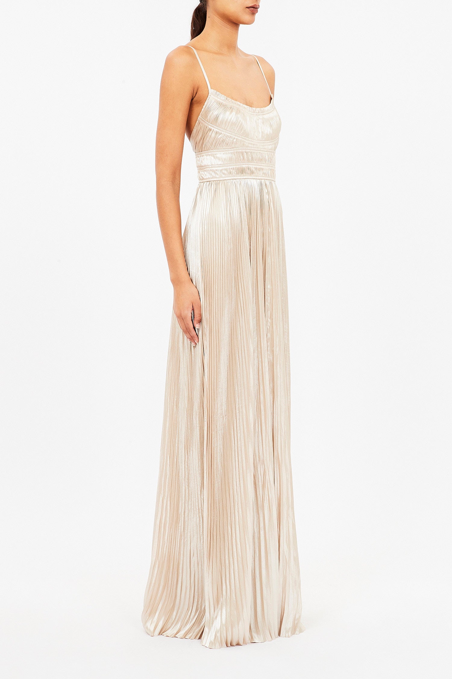 THE REINE PLEATED GOWN