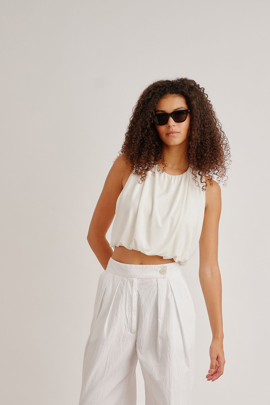 WHITNEY CROPPED BALLOON TANK