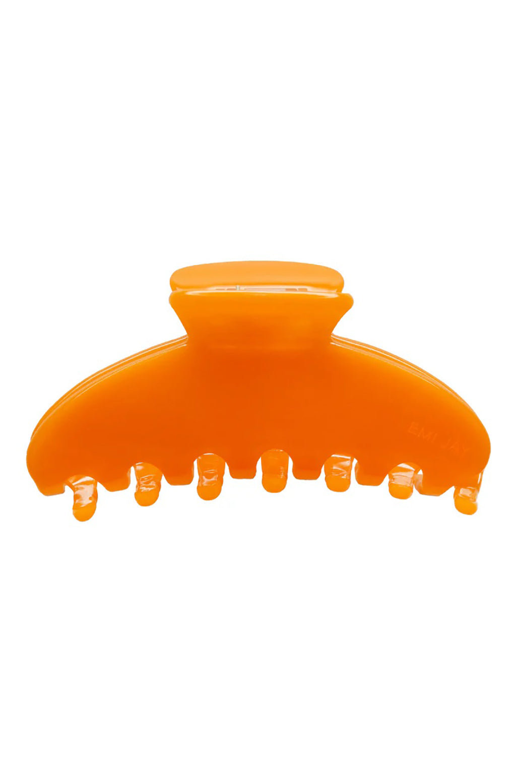 GRANDE PINCE À CHEVEUX MANDARINE