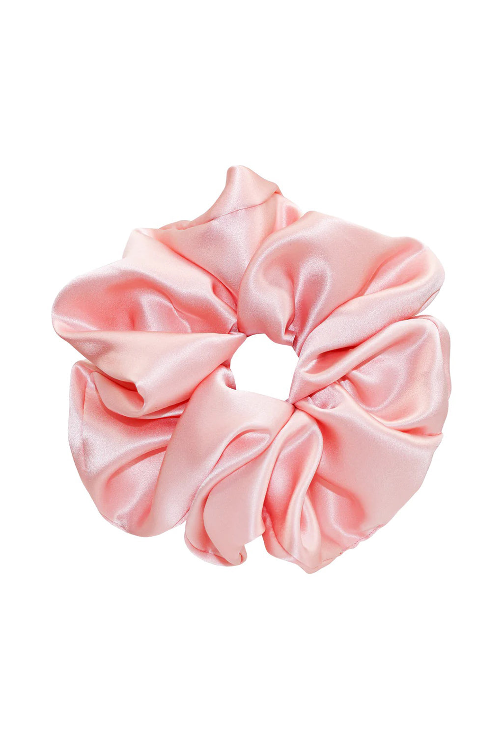 SWEET DREAMS SILK SCRUNCHIE IN ROSE TAN