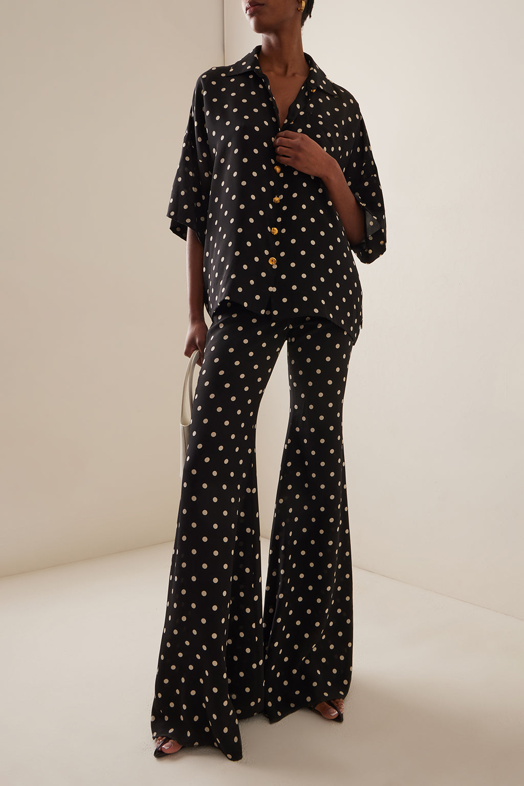 ZAOUA SILK CREPE TROUSERS