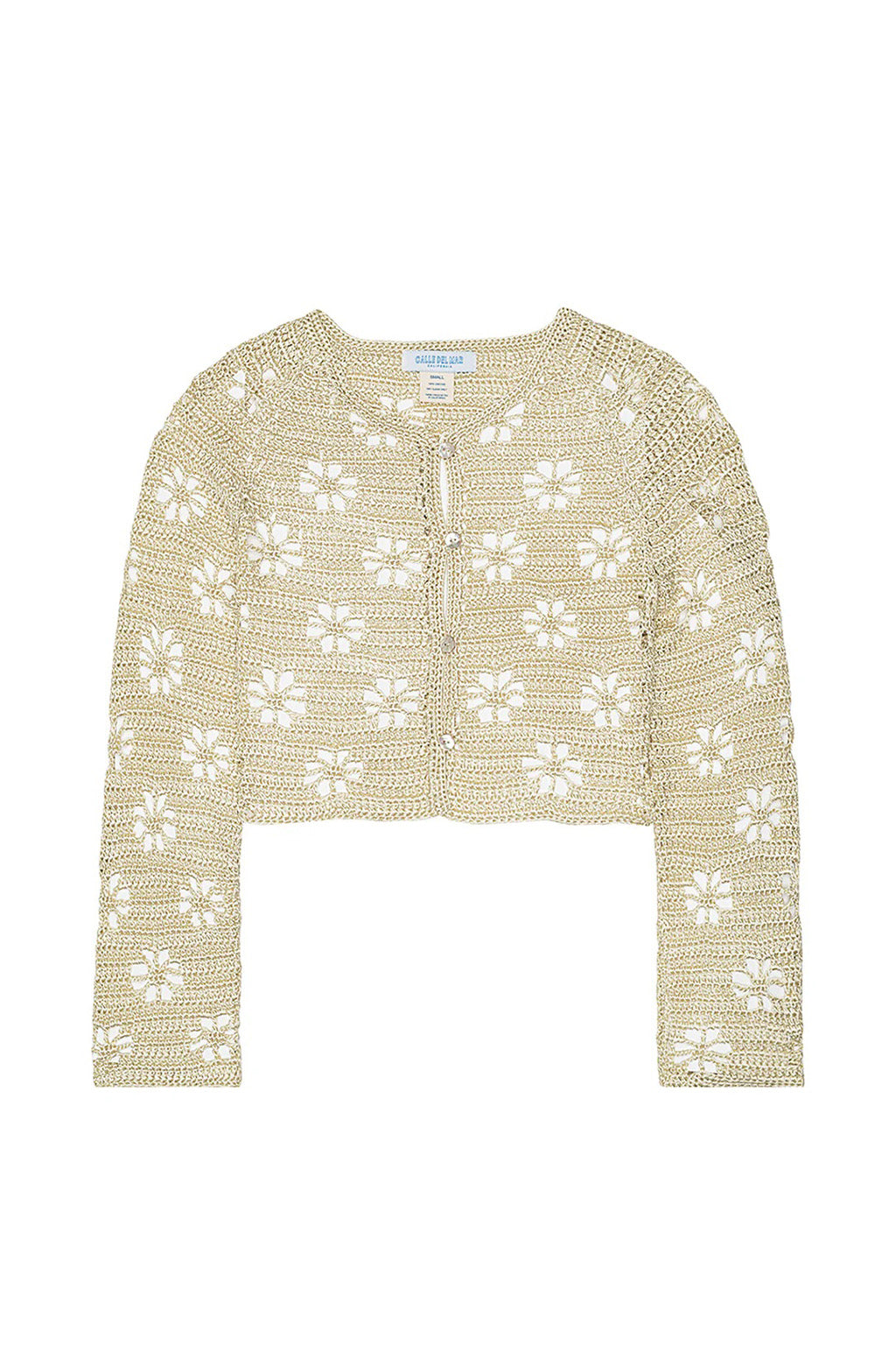 FLOWER CROCHET CARDIGAN