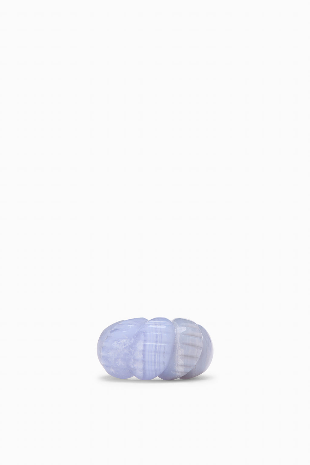 BAGUE EN PIERRE TORSADÉE
