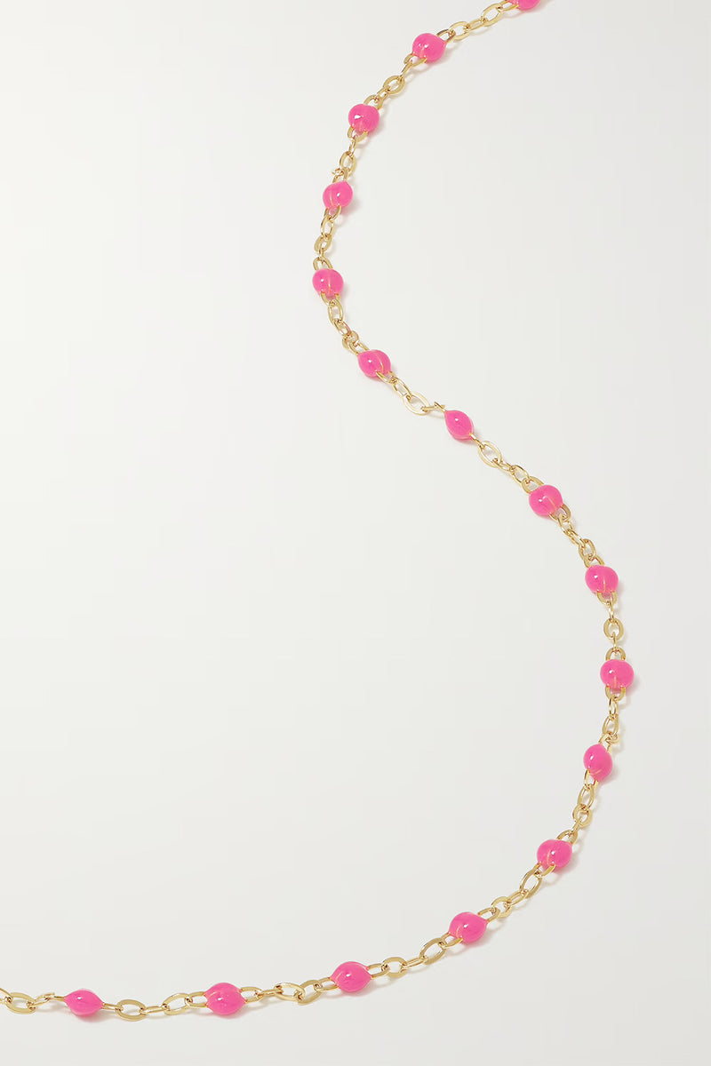 CLASSIC 16" GIGI NECKLACE IN PINK