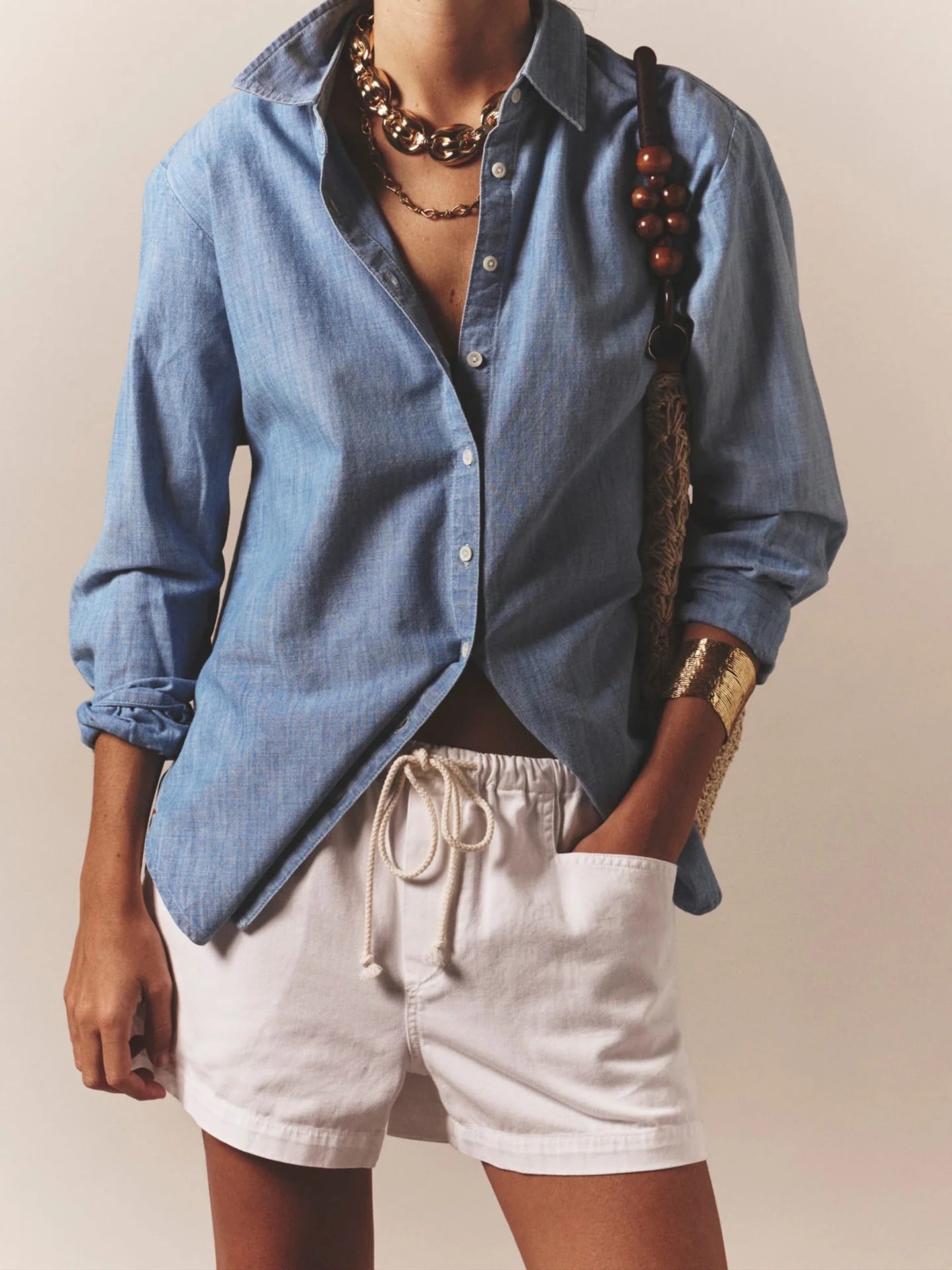 TUCKER COTTON TWILL SHORTS