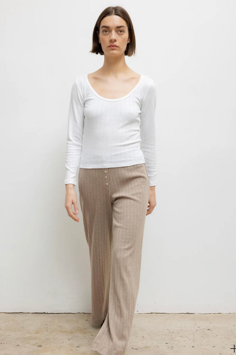 POINTELLE BOXER PANT