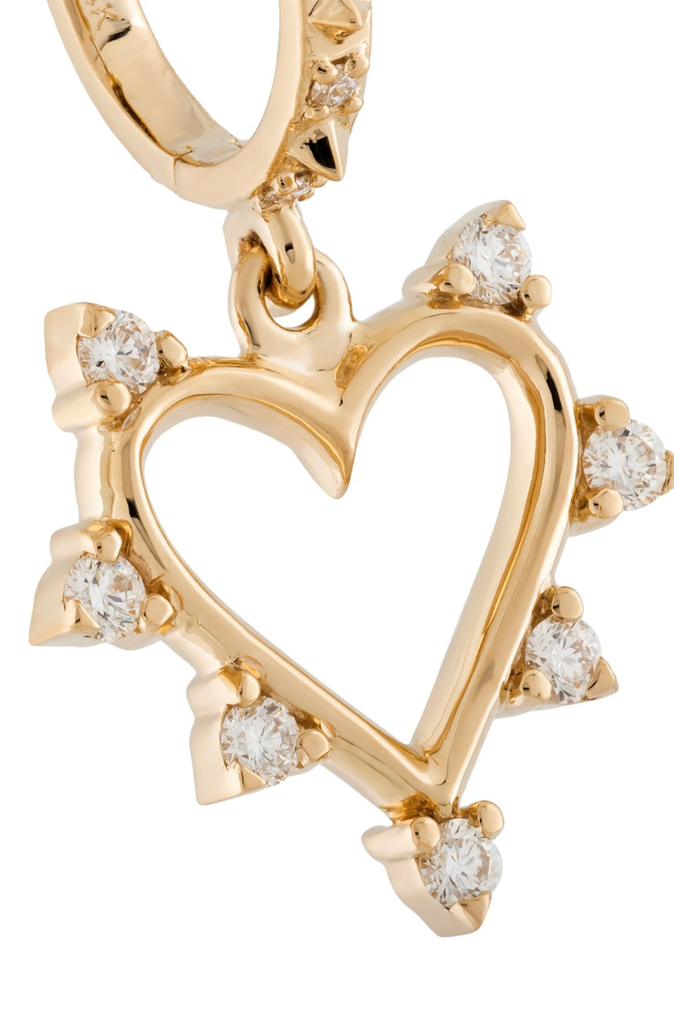 BOUCLES D'OREILLES CŒUR OUVERT