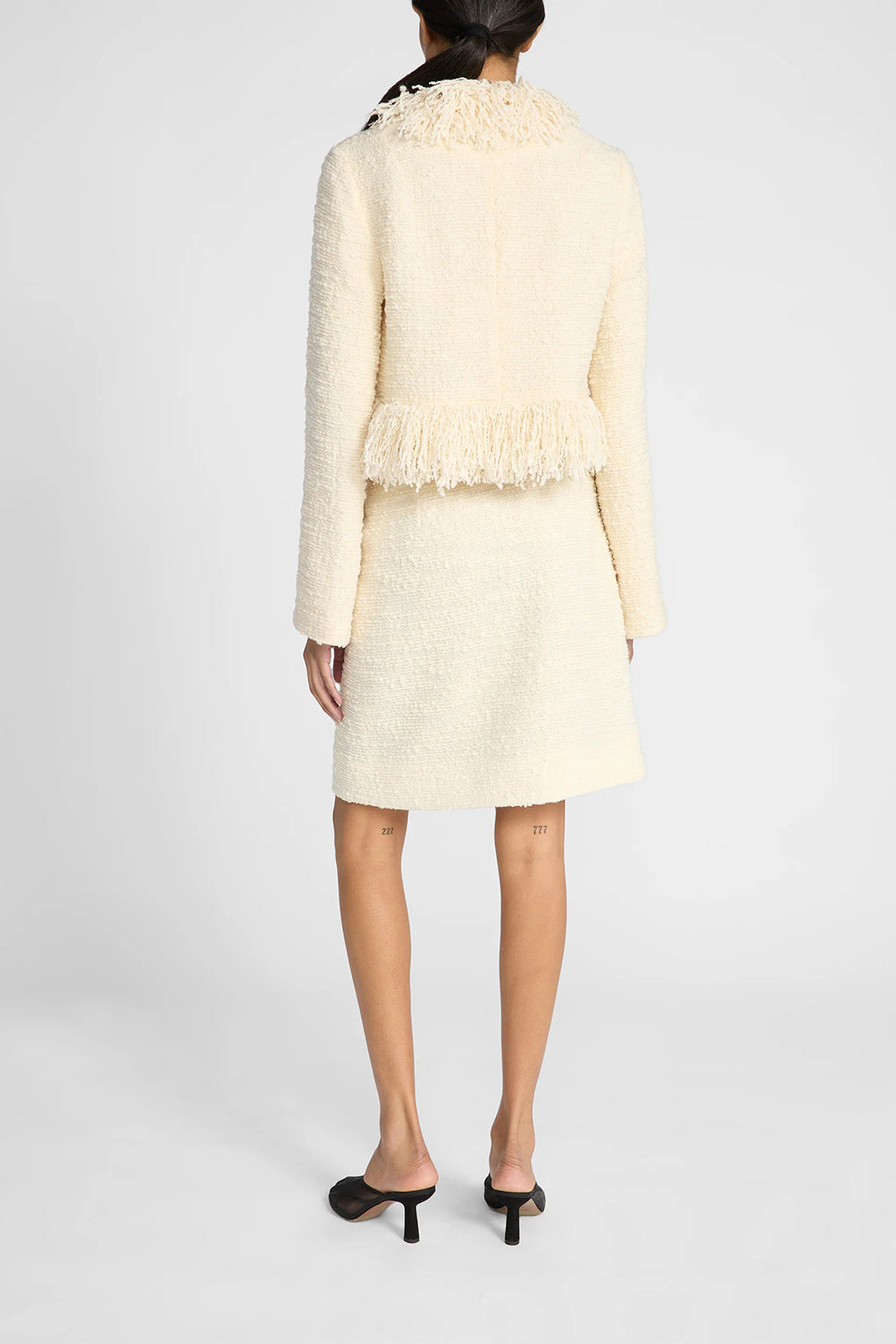 TWEED FRINGE MINI SKIRT *pre-order*