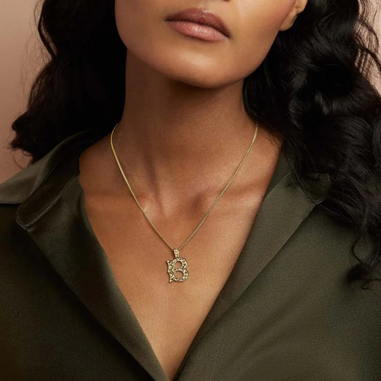 SMALL SOUTHWESTERN ALPHABET CHARM "L"